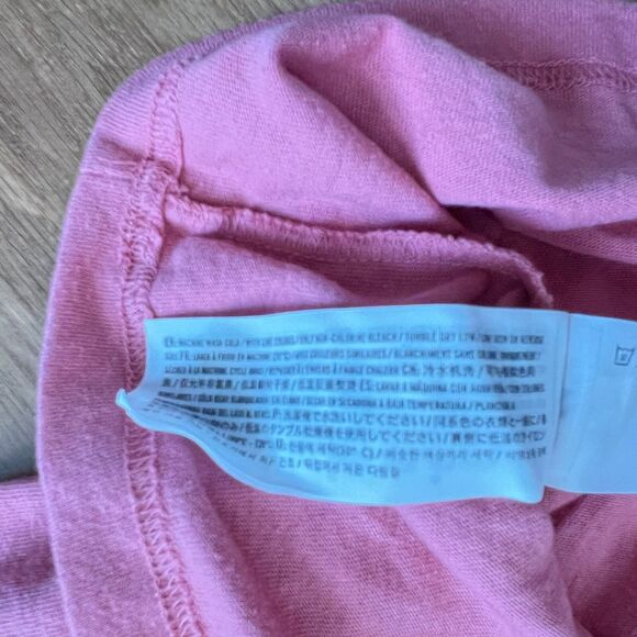 NWT Hollister Tee T-Shirt Men's Size M Graphic Long Sleeve Pink Palm Tree - Picture 10 of 10